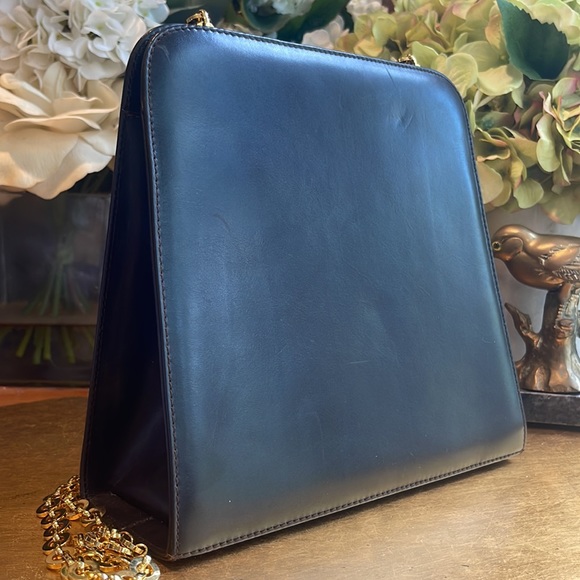 Salvatore Ferragamo Gancini Brown Leather Shoulder Bag P21 | RARE COLOR! - Picture 4 of 16